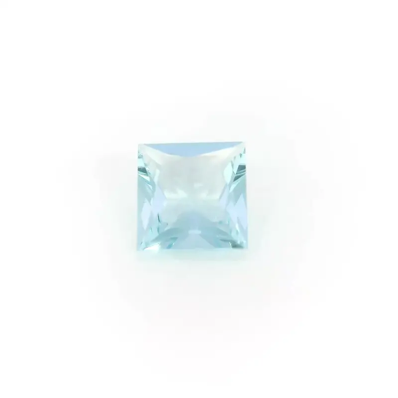 1.31ct Square Natural Aquamarine (Colour Blue, Clarity Eye Clean, Cut Faceted)