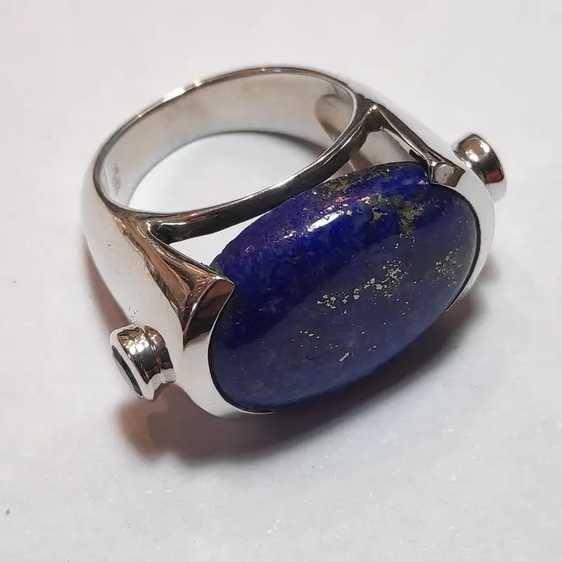 ANELLO argento con Lapislazzuli