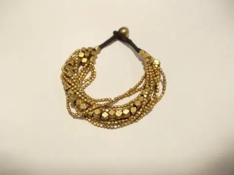 Bracciale etnico Naga in ottone