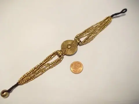 Bracciale etnico Naga in ottone