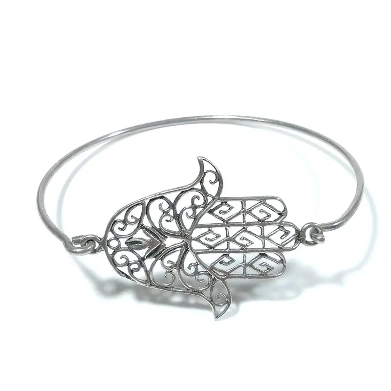 Bracciale in argento 925 mano di Fatima