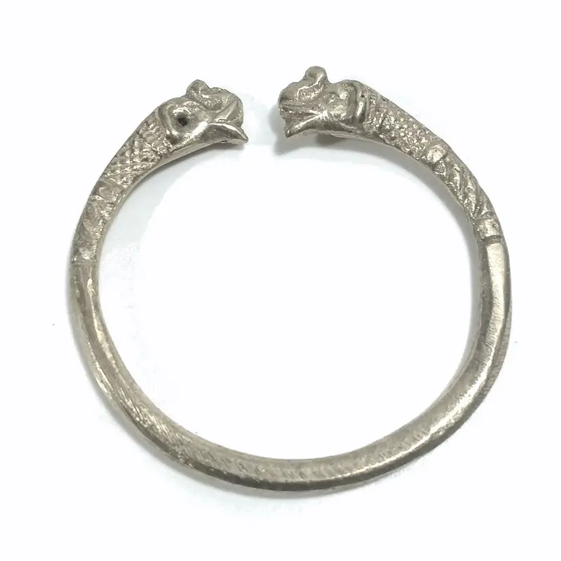 Bracciale in ottone con testa di elefante - THAKA