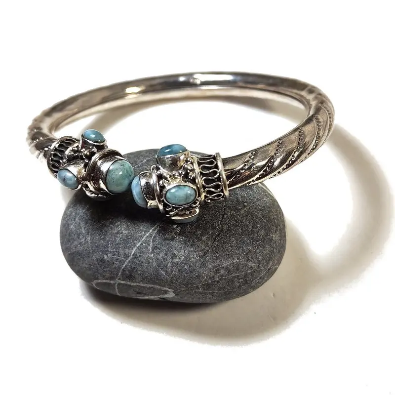 Bracciale MAHA con LARIMAR  in argento 925