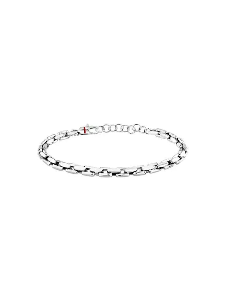 BRACCIALE UOMO A MAGLIE IN ACCIAIO SECTOR