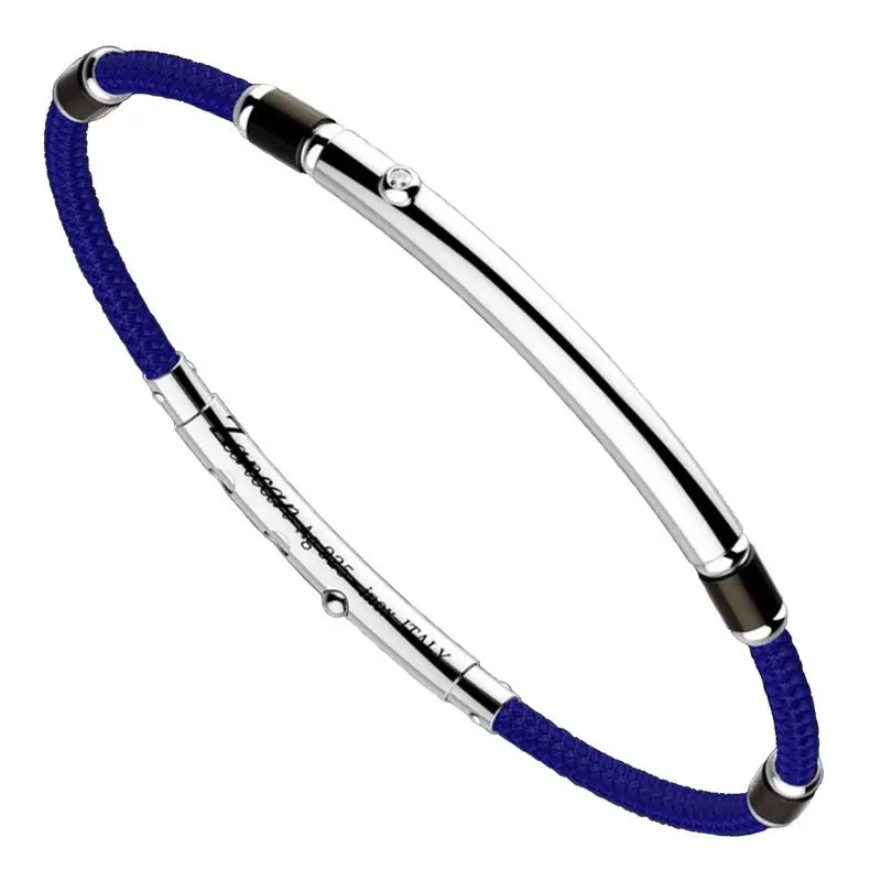 Bracciale uomo gioielli Zancan Robikevlar - EXB757-BL
