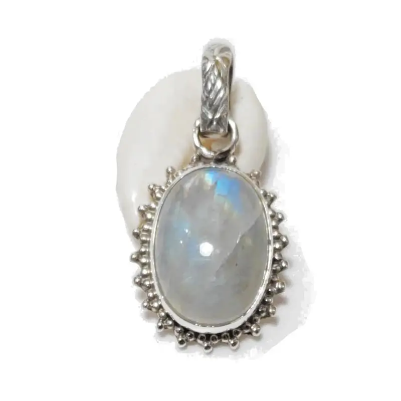 CIONDOLO pietra di luna - argento 925