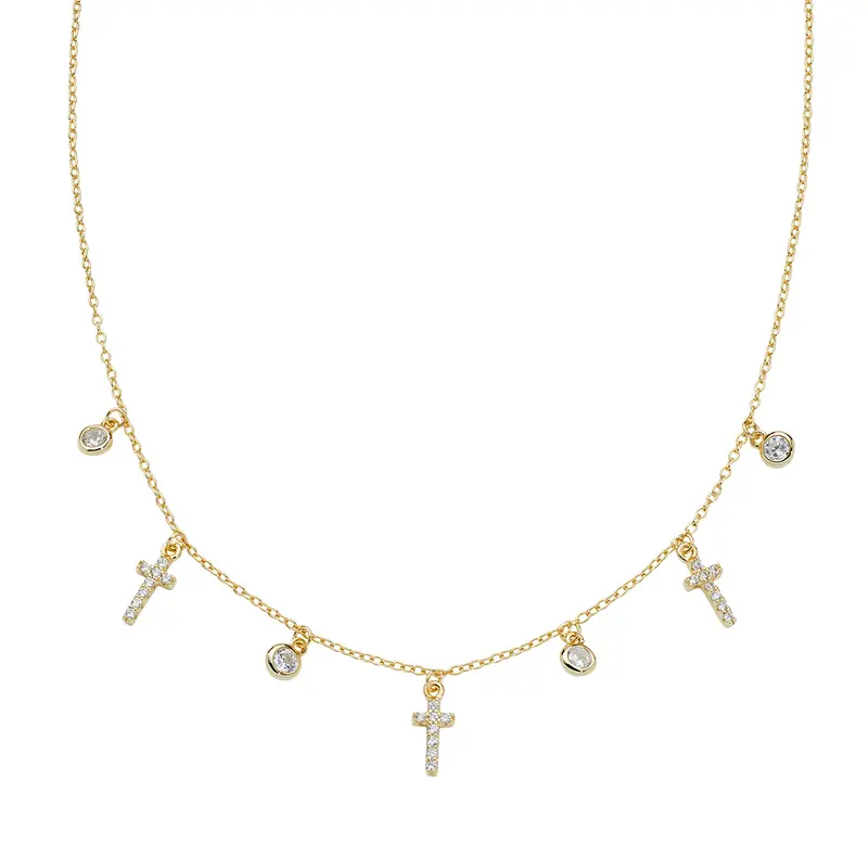 Collana Amen Croci CLMCRGBZ