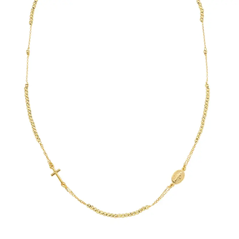 Collana Amen Donna croci CLCRMIGGD3