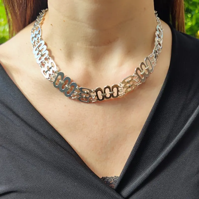 Collana artigianale in argento 925 - GINGER