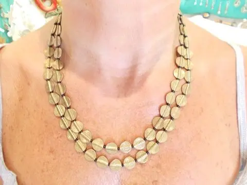 Collana in ottone Naga - JALESWAR