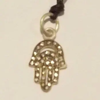 COLLANA Mano di Fatima - Zircone