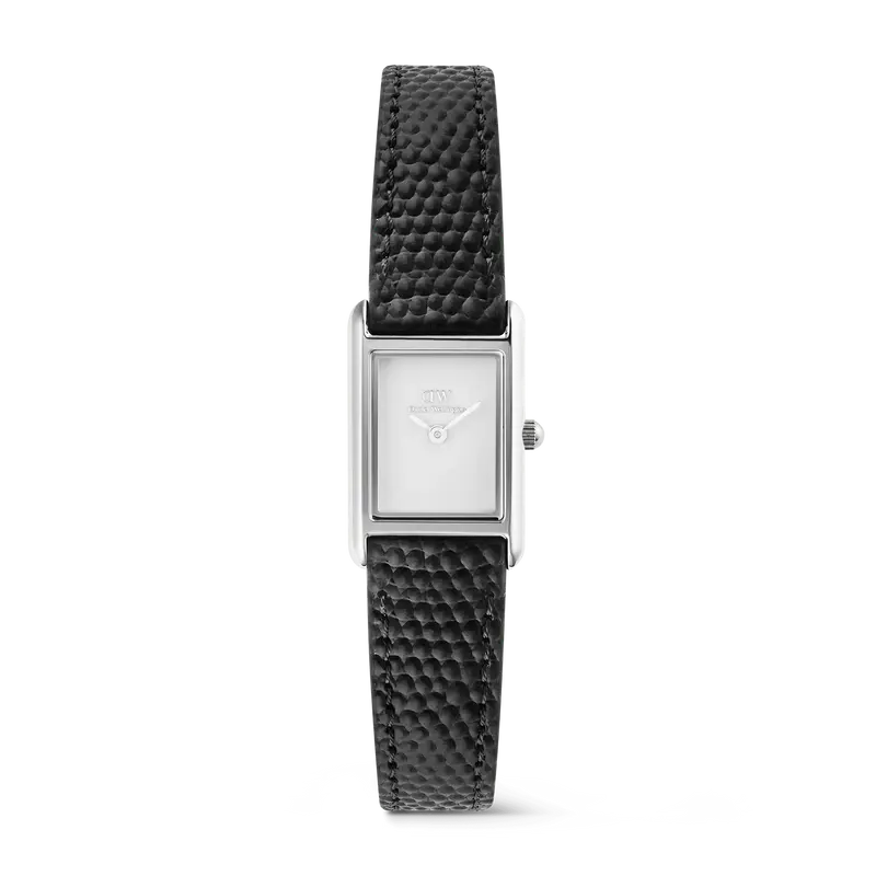 Daniel Wellington Bound Mini Black Lizard Silver