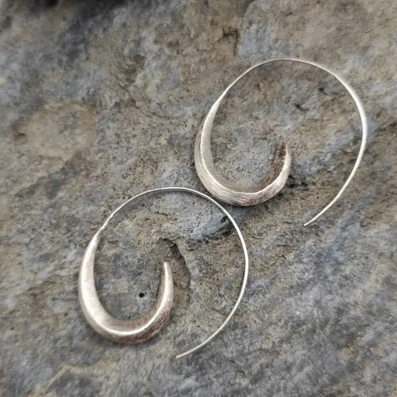 Orecchini a spirale in argento 925 - MALHAL