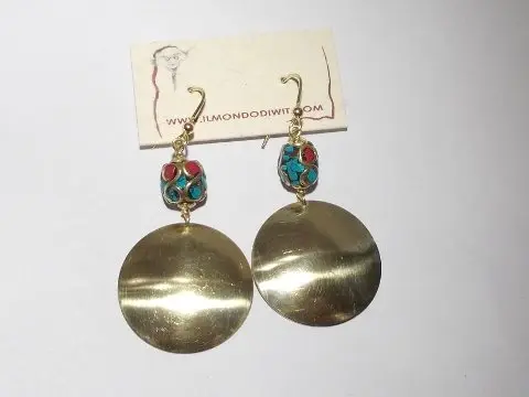 ORECCHINI ETNICI con CLIPS o senza