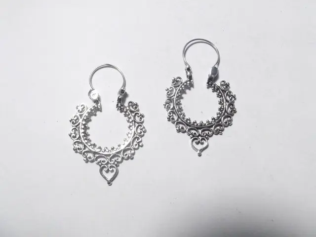 Orecchini etnici in argento 925 filigrana - SHIMLA