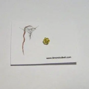 Orecchino da naso in oro 18  carati 3mm - BODH