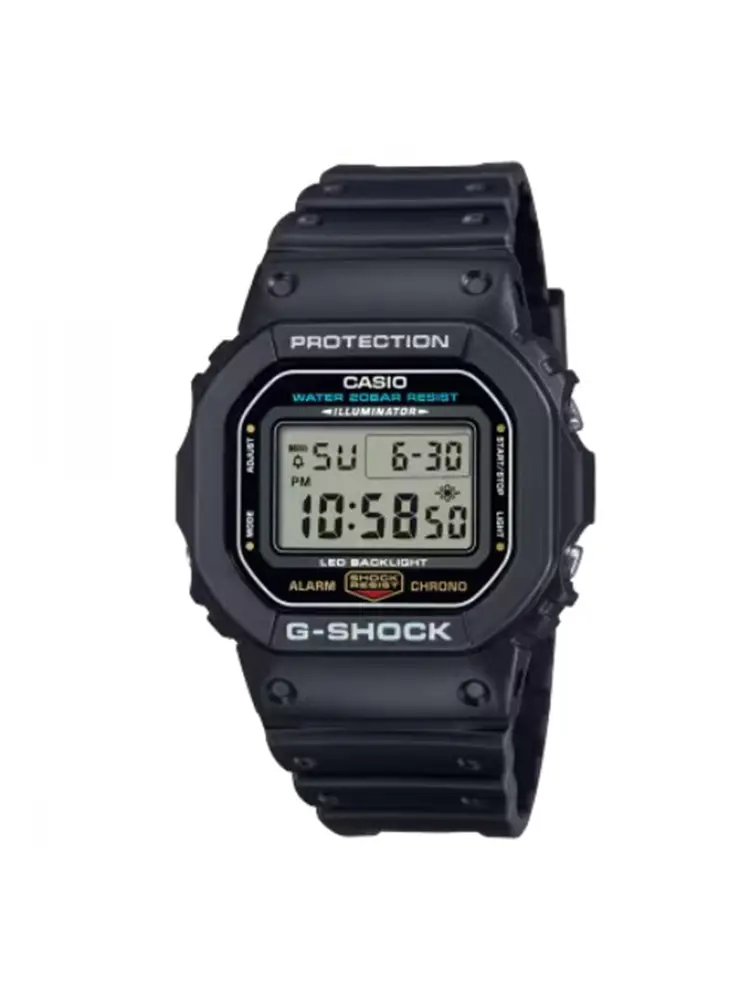 OROLOGIO UOMO DIGITALE IN RESINA NERO SERIE 5600 CASIO